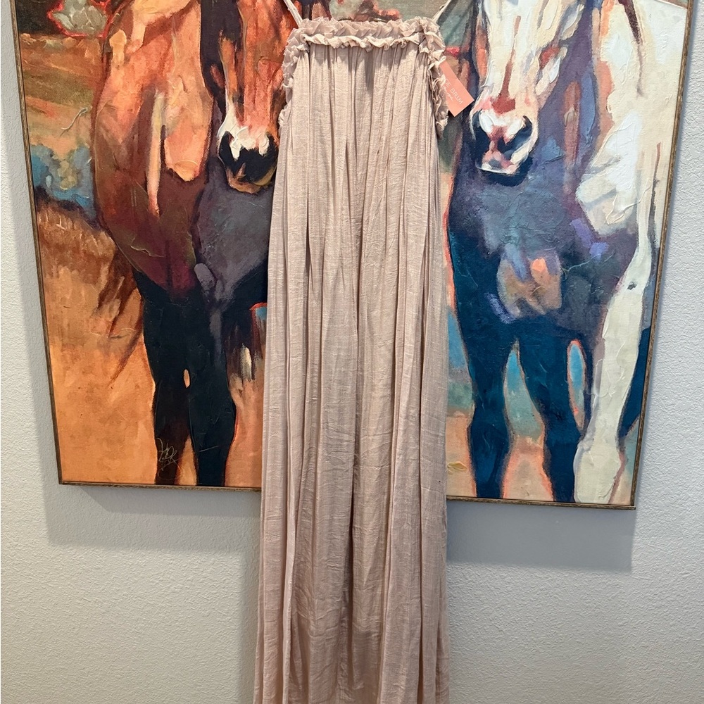 Listicle Neutral Beige Dress from Flea Style